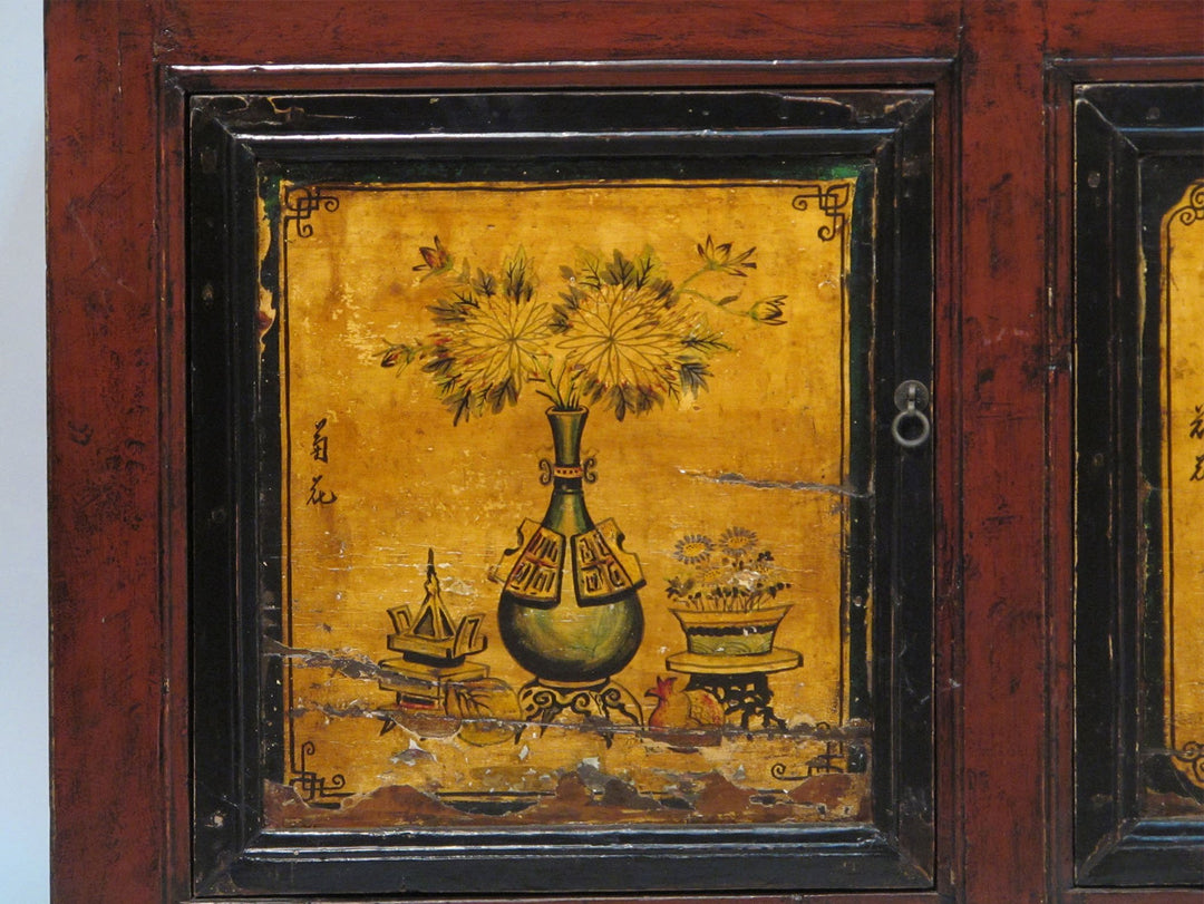 Painted Sideboard From Mongolia - 19thC | Indigo Oriental Antiques
