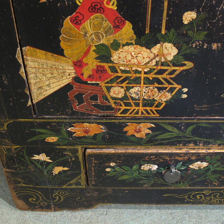 Painted Sideboard From Mongolia - 19thC | Indigo Oriental Antiques
