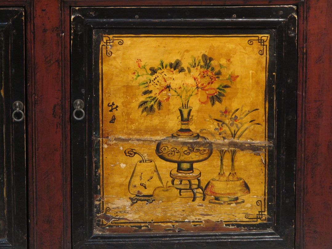 Painted Sideboard From Mongolia - 19thC | Indigo Oriental Antiques