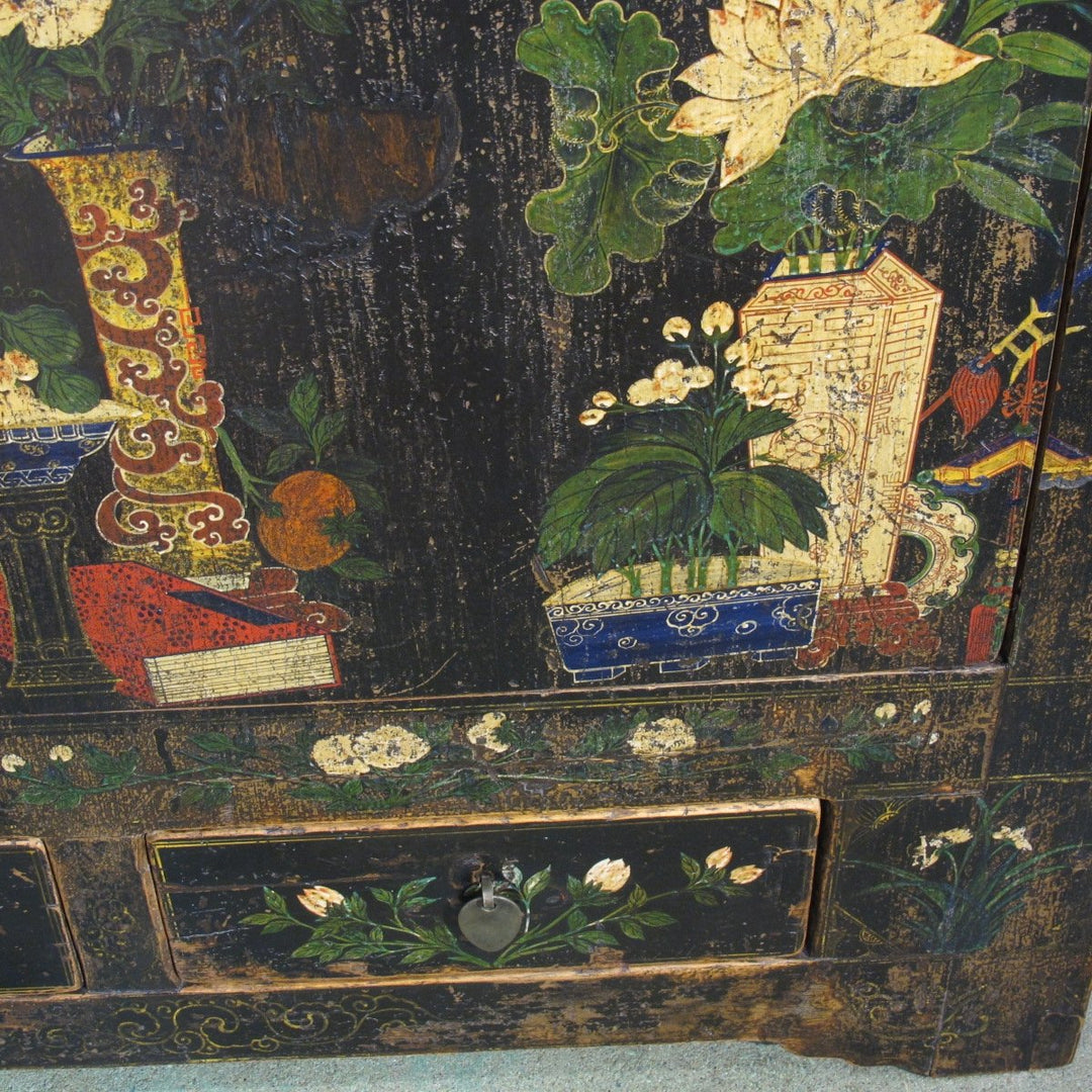 Painted Sideboard From Mongolia - 19thC | Indigo Oriental Antiques