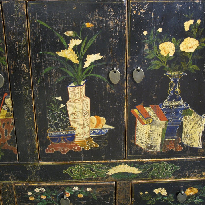 Painted Sideboard From Mongolia - 19thC | Indigo Oriental Antiques