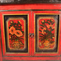 Painted Sideboard From Mongolia - Ca 1920