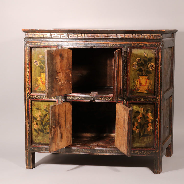 Painted Tibetan Cabinet - 19thC | Indigo Oriental Antiques