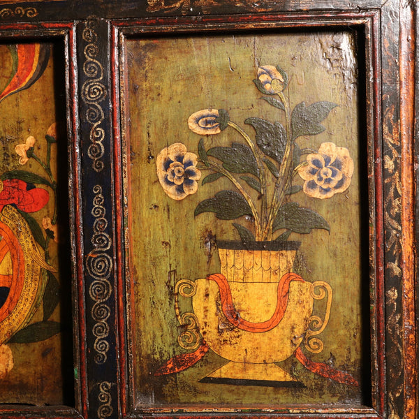 Painted Tibetan Cabinet - 19thC