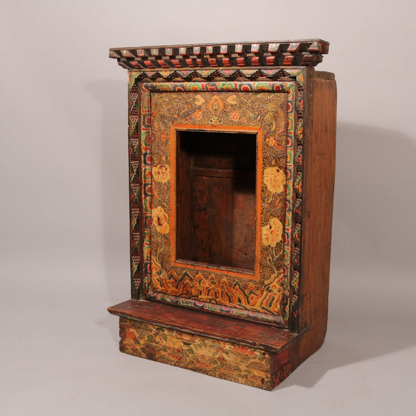 Painted Tibetan Reliquary - 19thC