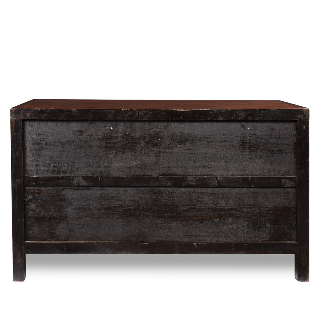 Red Lacquer Chinese Sideboard From Dongbei - Ca 1920 | Indigo Antiques