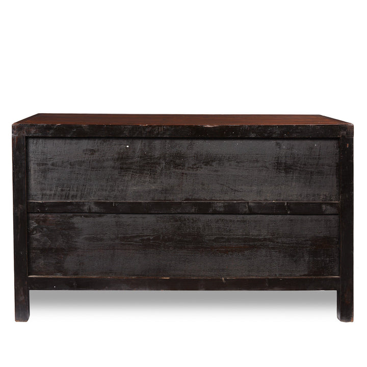 Red Lacquer Chinese Sideboard From Dongbei - Ca 1920 | Indigo Antiques