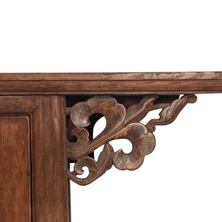 Chinese Altar Cabinet of unusual proportions made from pine & cypress | INDIGO ANTIQUES