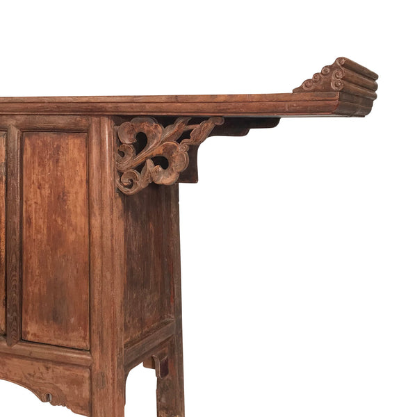Unusual Console Altar Cabinet From Shanxi - Early 19thC