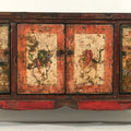 Unusual Painted Sideboard From Mongolia - 19Thc
