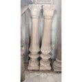 Carved Stone Pillar from Rajasthan - Mughal Style - 19thC