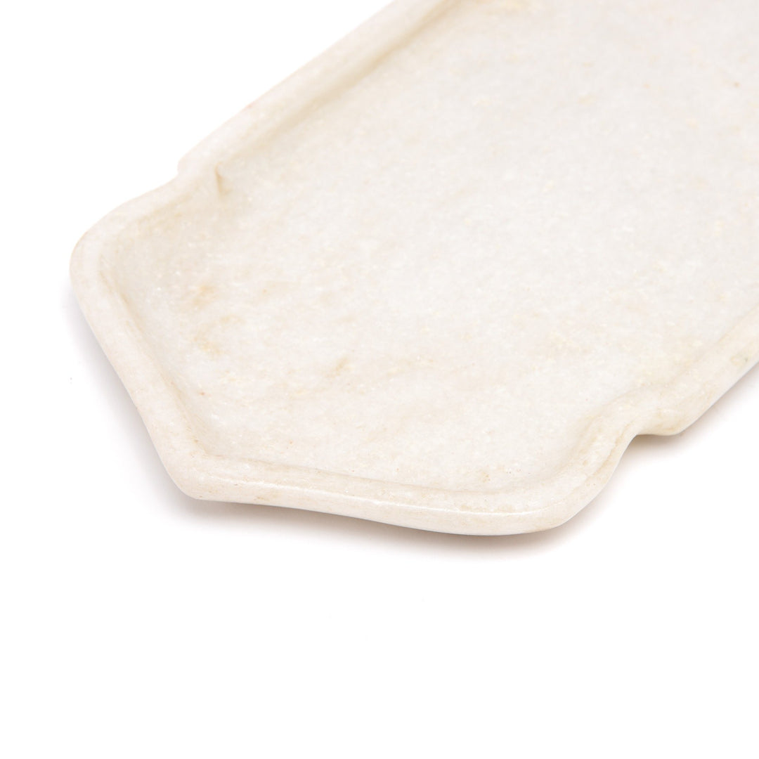 Hand Carved Marble Serving Plate | Indigo Oriental Antiques