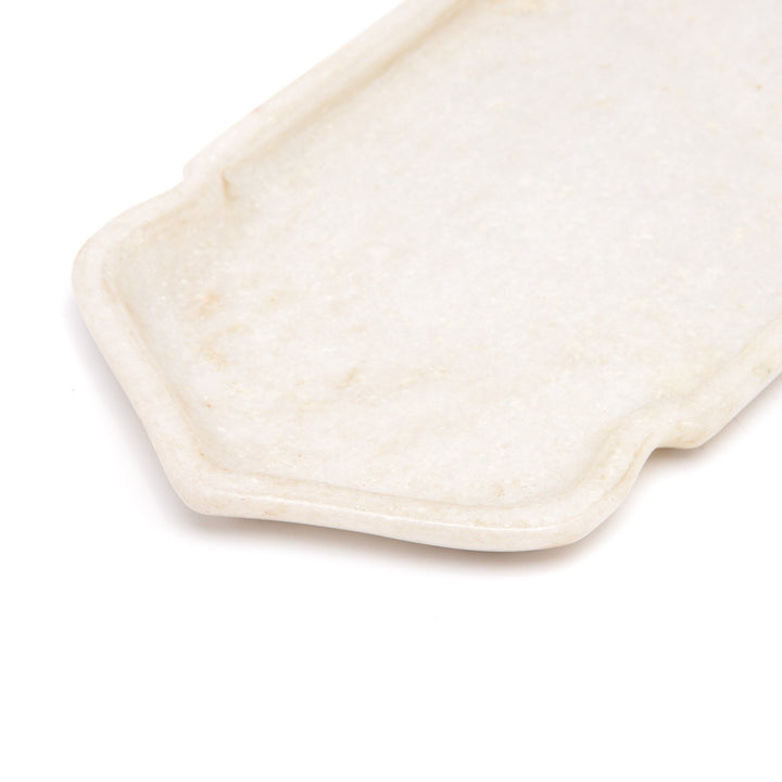 Hand Carved Marble Serving Plate | Indigo Oriental Antiques