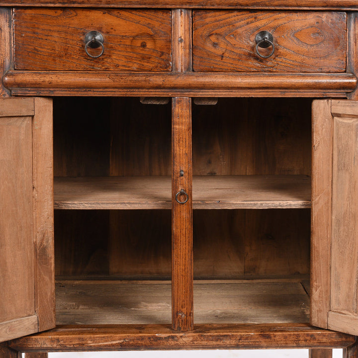 Interior Detail From 2 Drawer Cabinet From Gansu Province - 19thC | Indigo Antiques