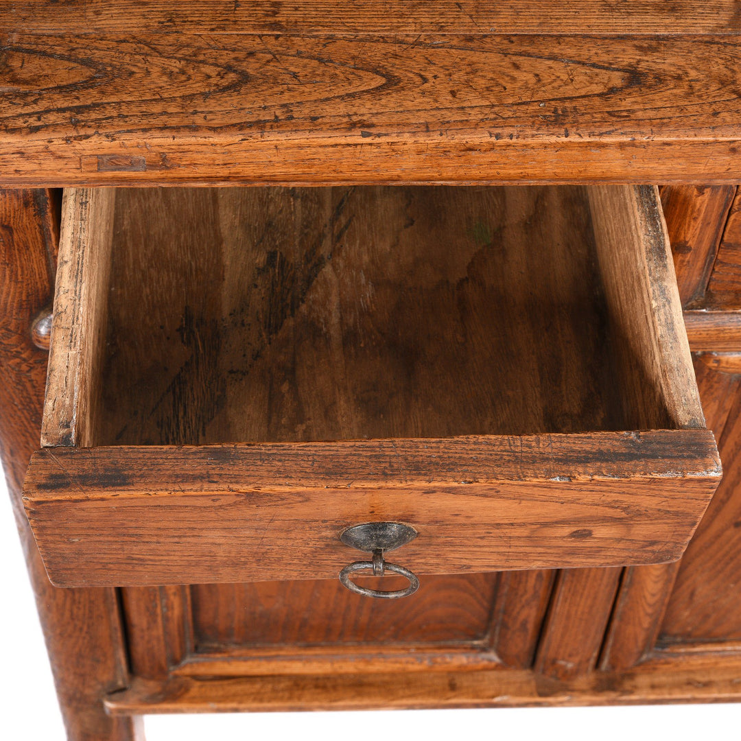 Draw Interior From 2 Drawer Cabinet From Gansu Province - 19thC | Indigo Antiques