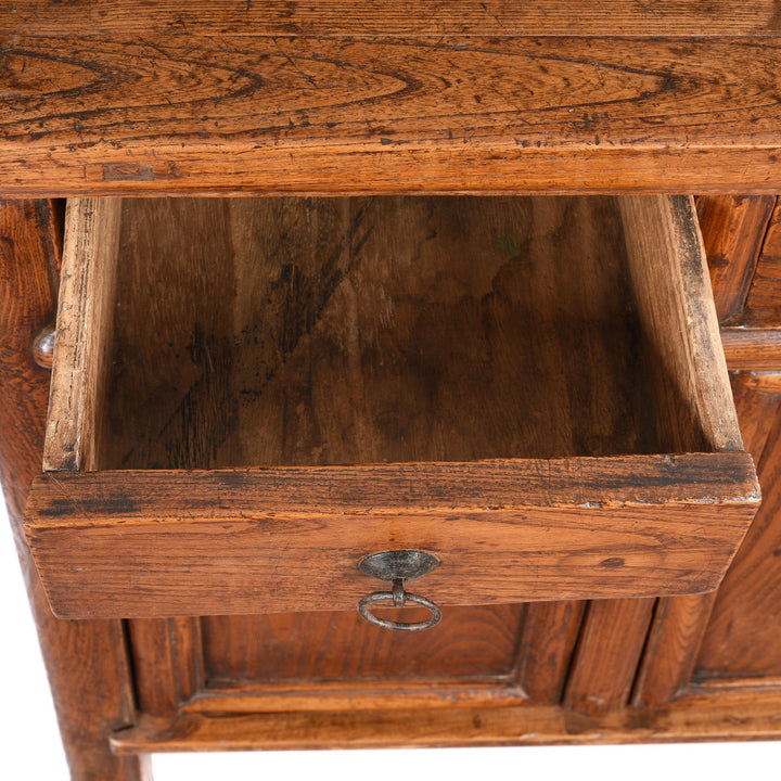 Draw Interior From 2 Drawer Cabinet From Gansu Province - 19thC | Indigo Antiques