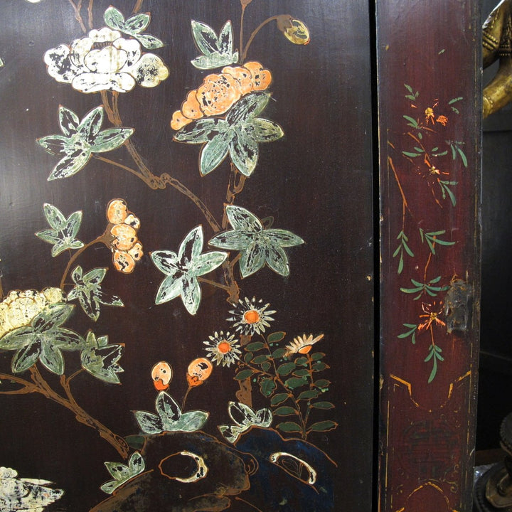 Antique Black Lacquer Wedding Cabinet from Shanxi  - 19thC | Indigo Oriental Antiques