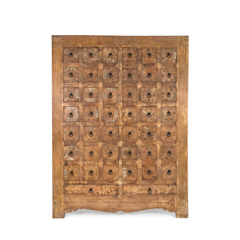 Apothecary Chest From Hebei Province - 19thC