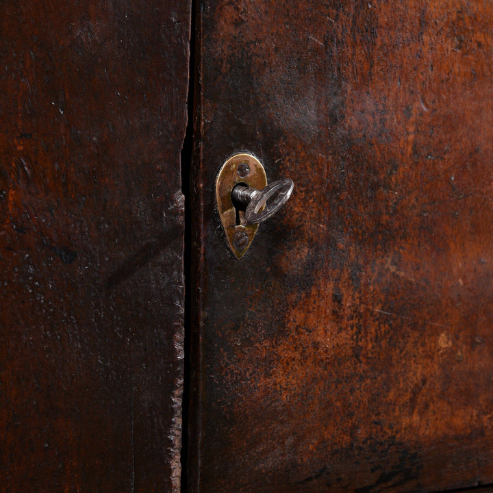 Brass Bound Rosewood Cabinet From Kerala-South India - 19thC | Indigo Oriental Antiques
