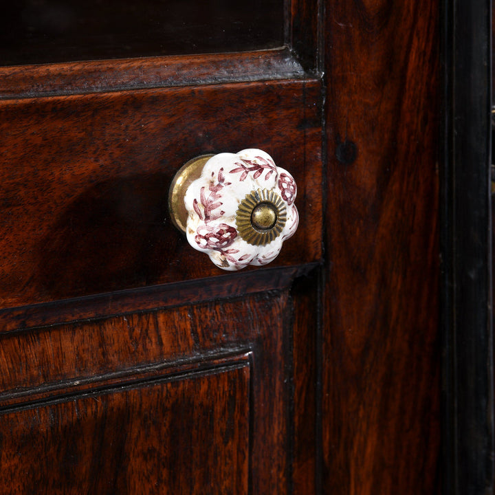 Brass Bound Rosewood Cabinet From Kerala-South India - 19thC | Indigo Oriental Antiques