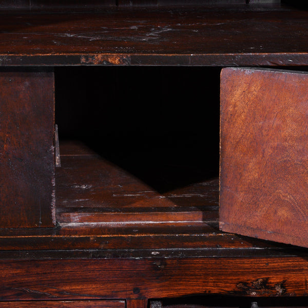 Brass Bound Rosewood Cabinet From Kerala-South India - 19thC