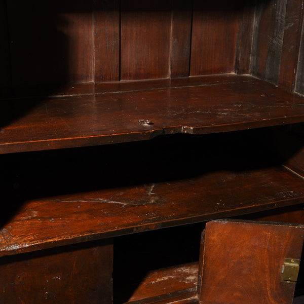 Brass Bound Rosewood Cabinet From Kerala-South India - 19thC