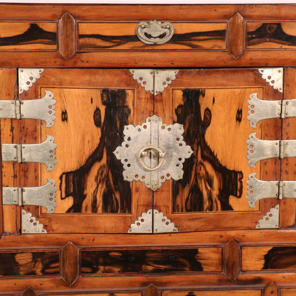 Cabinet On Stand from Korea made from Persimmon Wood - late 19thC | Indigo Oriental Antiques