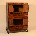 Cabinet On Stand from Korea made from Persimmon Wood - late 19thC