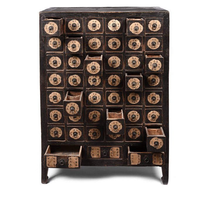 Open Drawer Antique Chinese Apothecary Chest From Shanxi - 19thC | Indigo Antiques