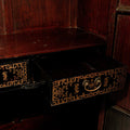 Chinese Export Gilt Black Lacquer Cabinet - Early 19thC