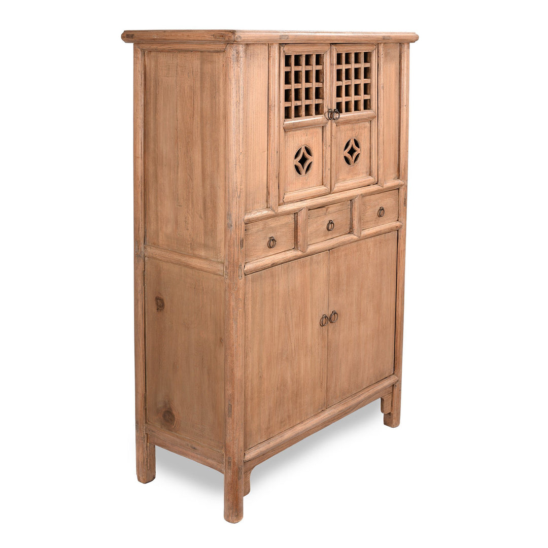 Antique Chinese Pine Noodle Cabinet From Tianjin - 19thC | Indigo Antiques