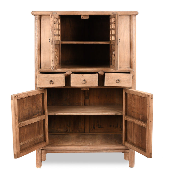 Antique Chinese Pine Noodle Cabinet From Tianjin - 19thC | Indigo Antiques
