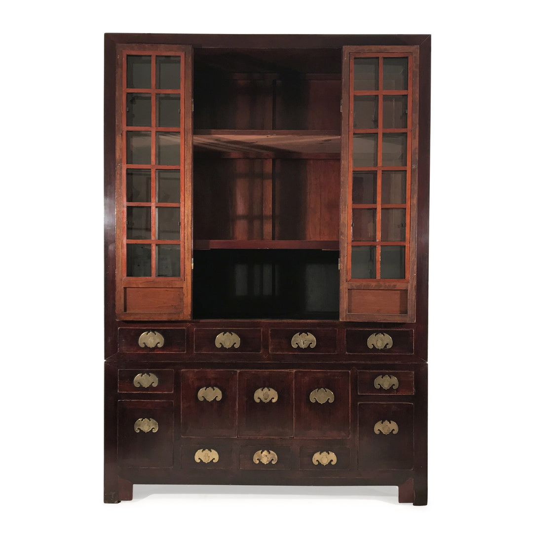 Glazed Tianjin Display Cabinet From China - 19thC | Indigo Oriental Antiques