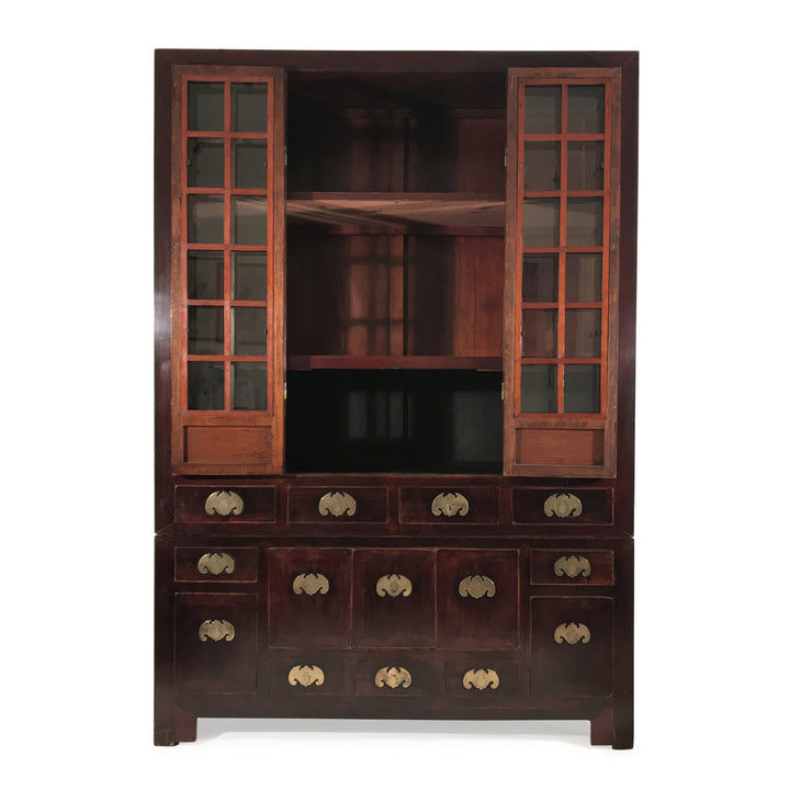 Glazed Tianjin Display Cabinet From China - 19thC | Indigo Oriental Antiques