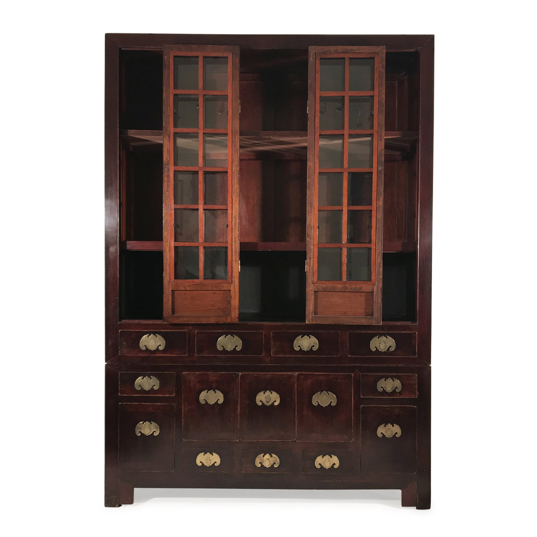 Glazed Tianjin Display Cabinet From China - 19thC | Indigo Oriental Antiques