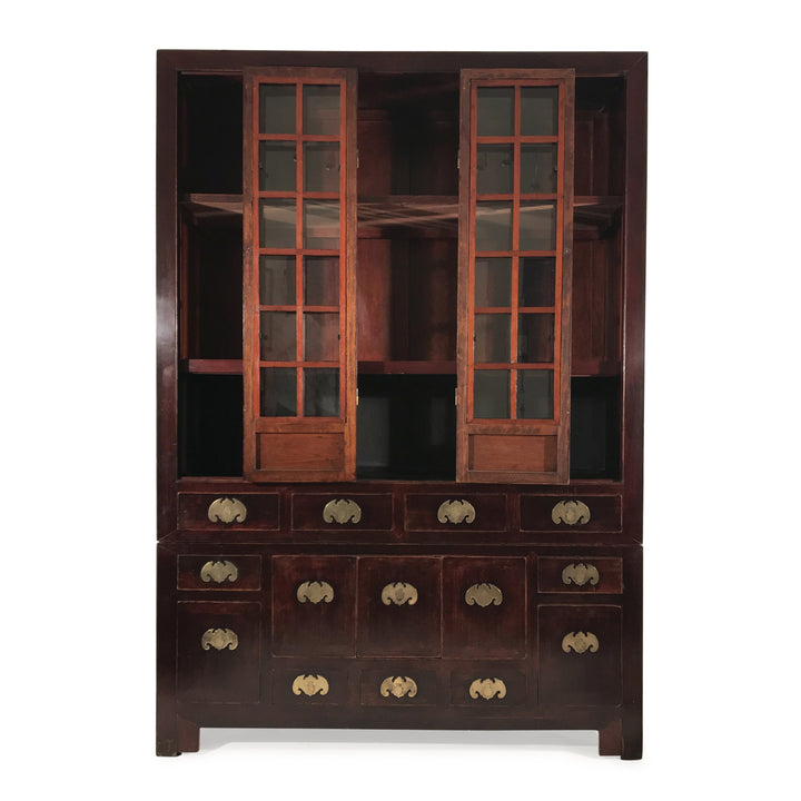 Glazed Tianjin Display Cabinet From China - 19thC | Indigo Oriental Antiques