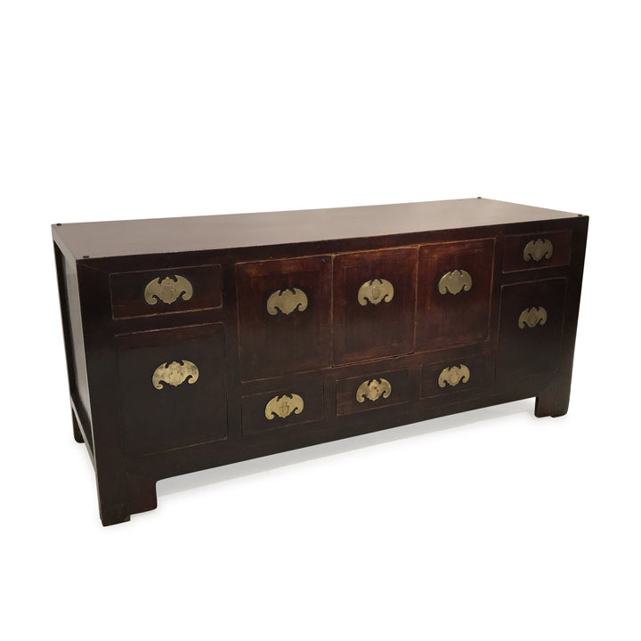 Glazed Tianjin Display Cabinet From China - 19thC | Indigo Oriental Antiques