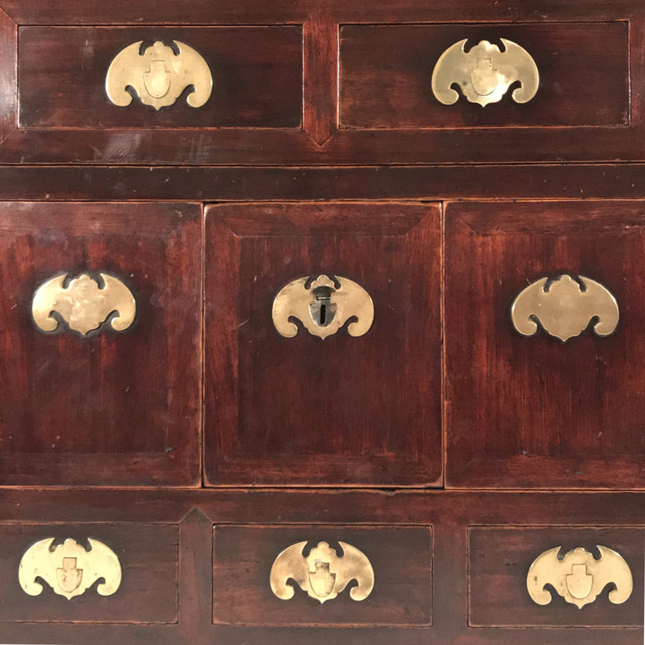 Glazed Tianjin Display Cabinet From China - 19thC | Indigo Oriental Antiques