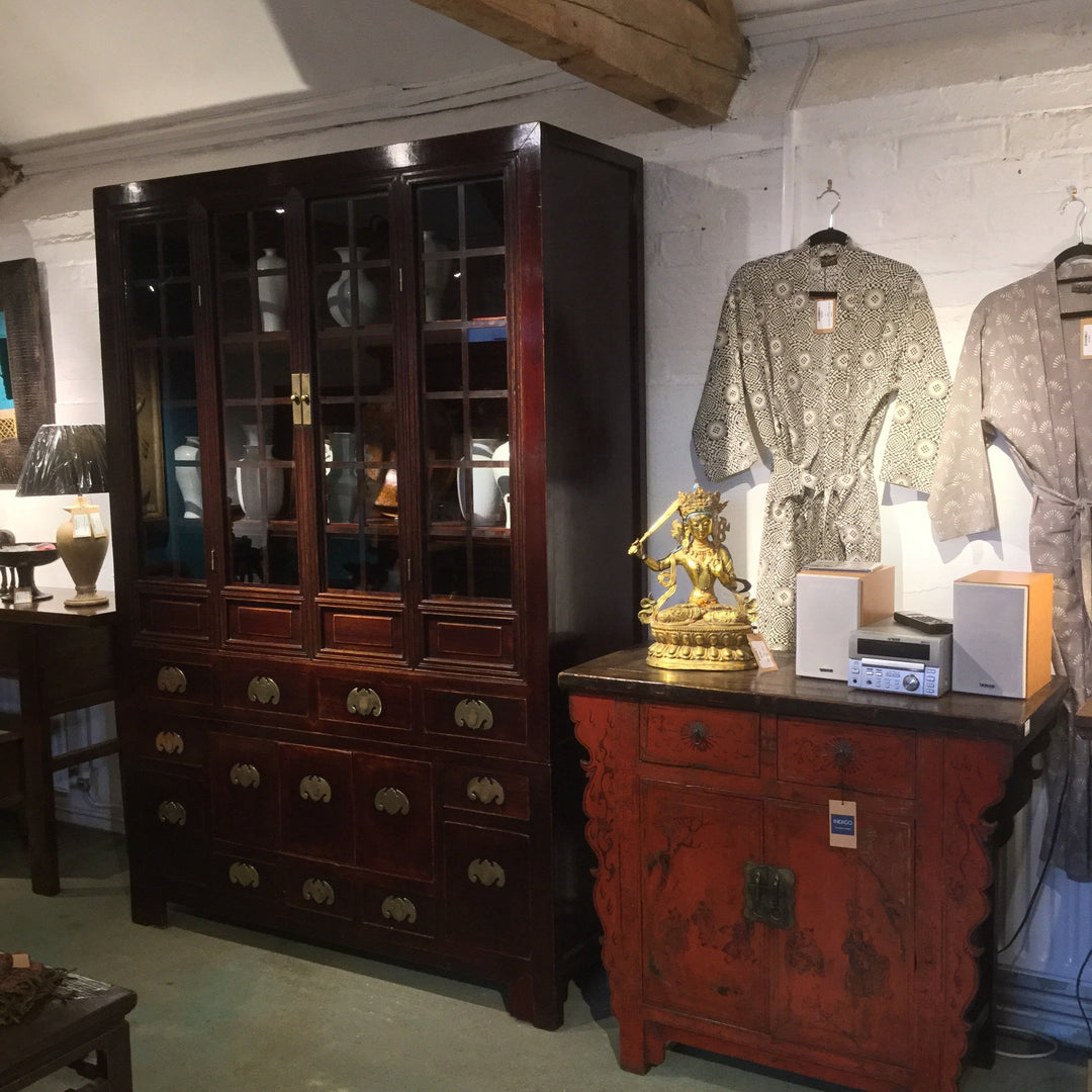 Glazed Tianjin Display Cabinet From China - 19thC | Indigo Oriental Antiques