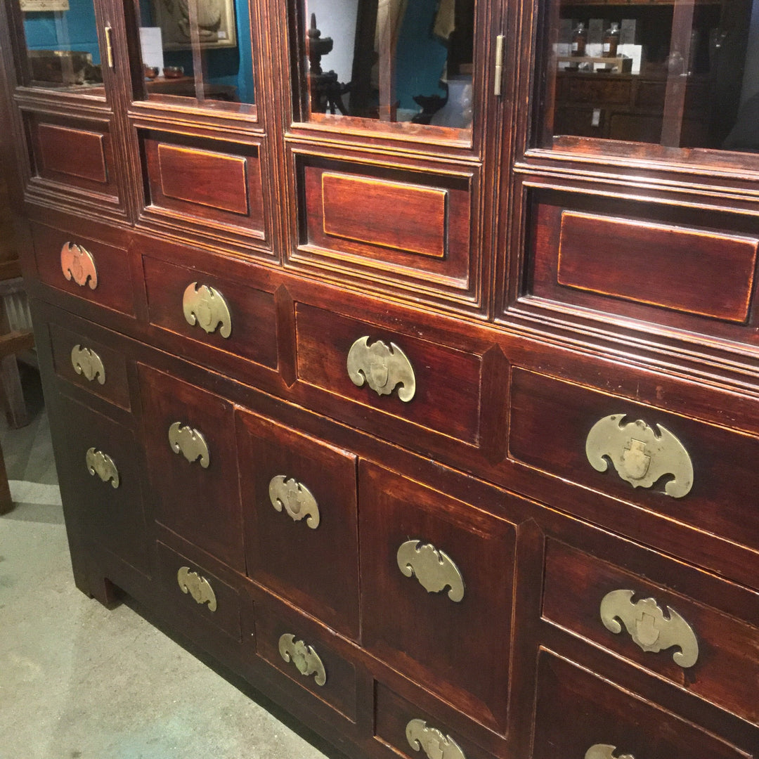 Glazed Tianjin Display Cabinet From China - 19thC | Indigo Oriental Antiques