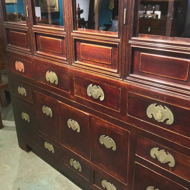 Glazed Tianjin Display Cabinet From China - 19thC | Indigo Oriental Antiques