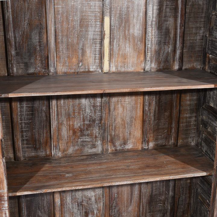 Louvre Door Cabinet Made From Reclaimed Wood