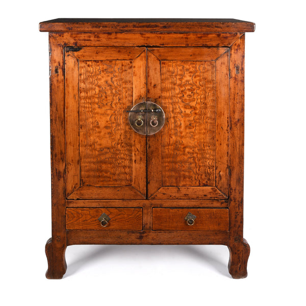 Mulberry Chinese Cabinet From Gansu 19thC Indigo Antiques