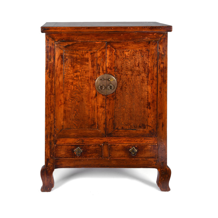 Mulberry & Poplar Chinese Cabinet From Gansu - 19thC | Indigo Antiques