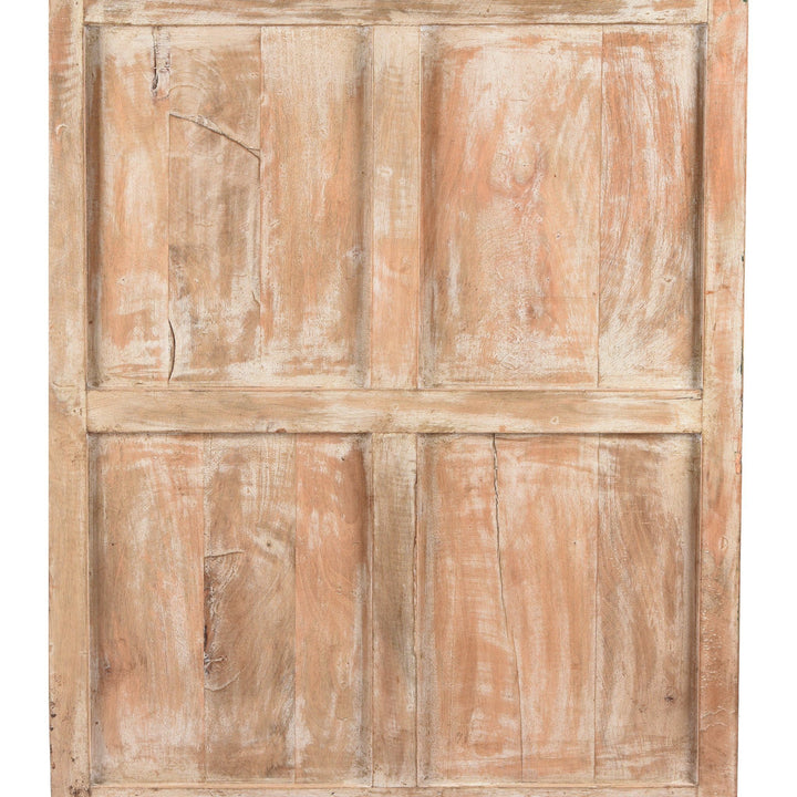 Painted Louvre Cabinet Made From Reclaimed Teak | Indigo Antiques