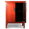 Red Lacquer Wedding Cabinet from China - 19thC