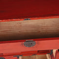 Red Painted Japanese Choba Dansu - Taishō Period