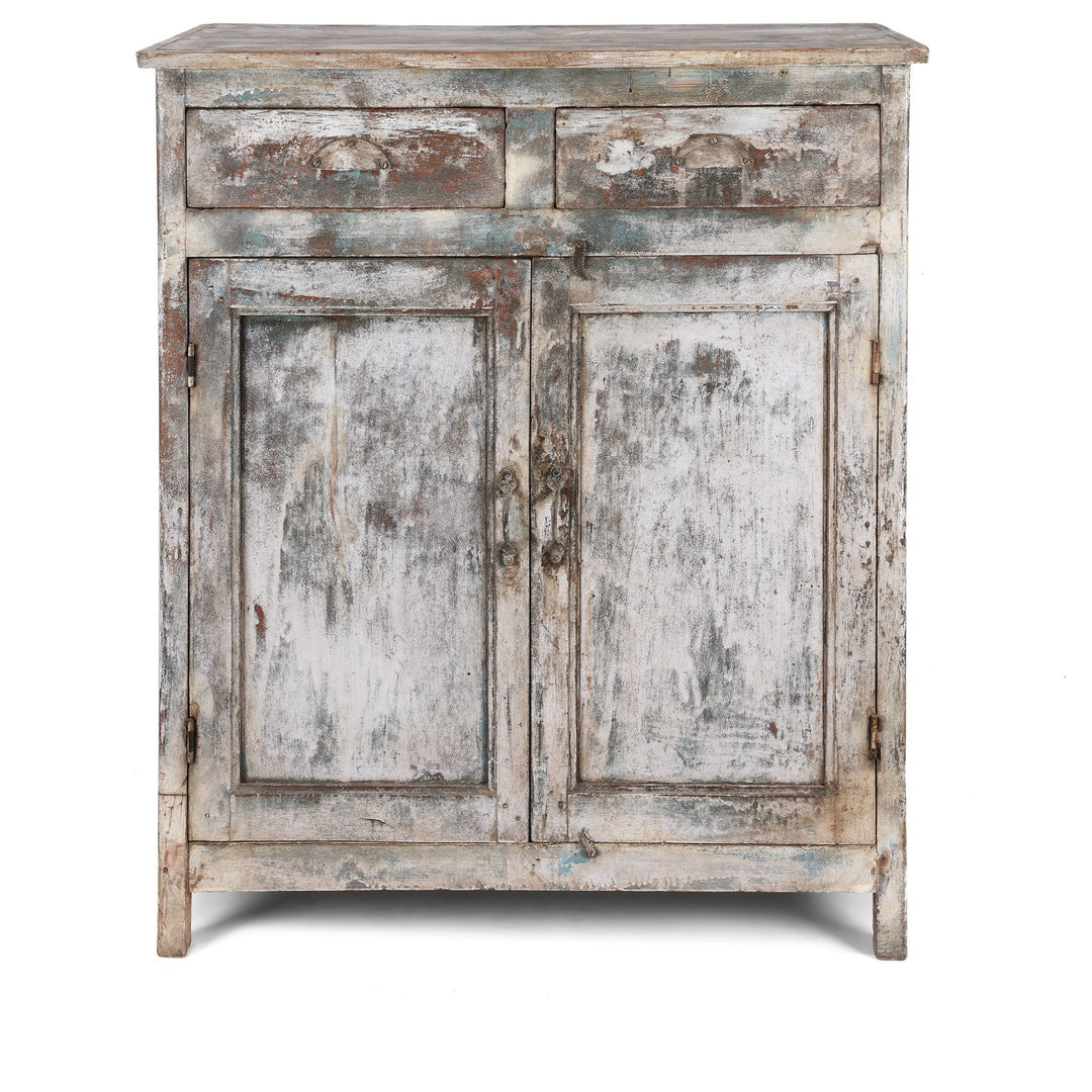 Teak Kitchen Cabinet From, Gujarat - Ca 1930 - 90 x 41 x 110 (wxdxh cms) - A6200