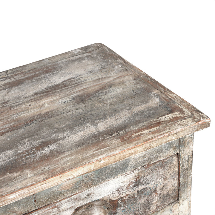 Teak Kitchen Cabinet From, Gujarat - Ca 1930 - 90 x 41 x 110 (wxdxh cms) - A6200