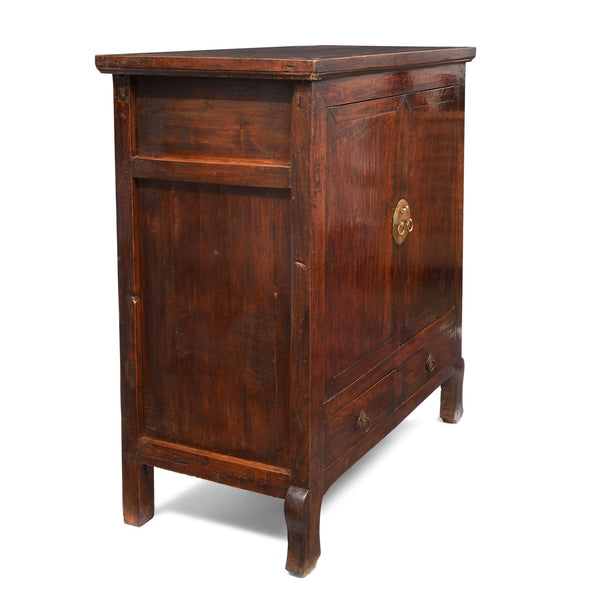 Walnut Cabinet From Gansu - 19thC